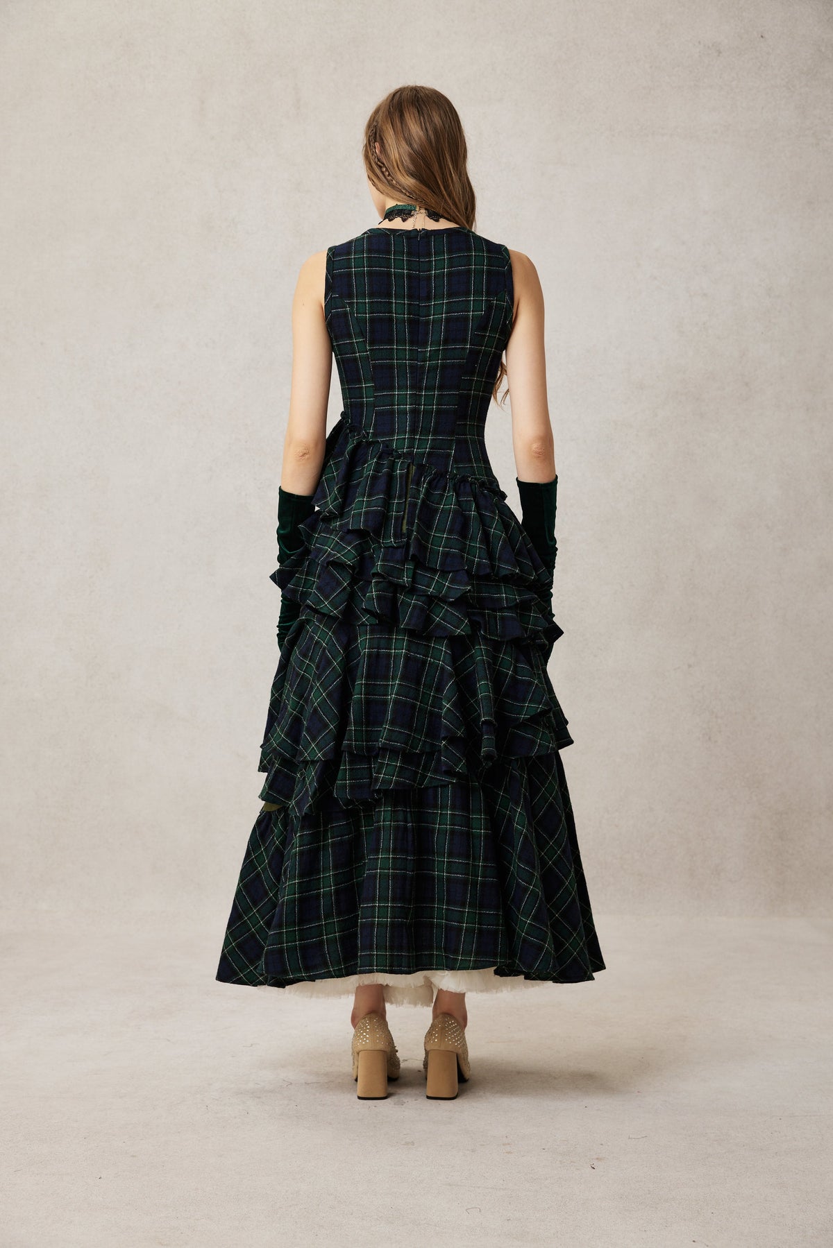Offred 17 | 100% wool layered dress gown