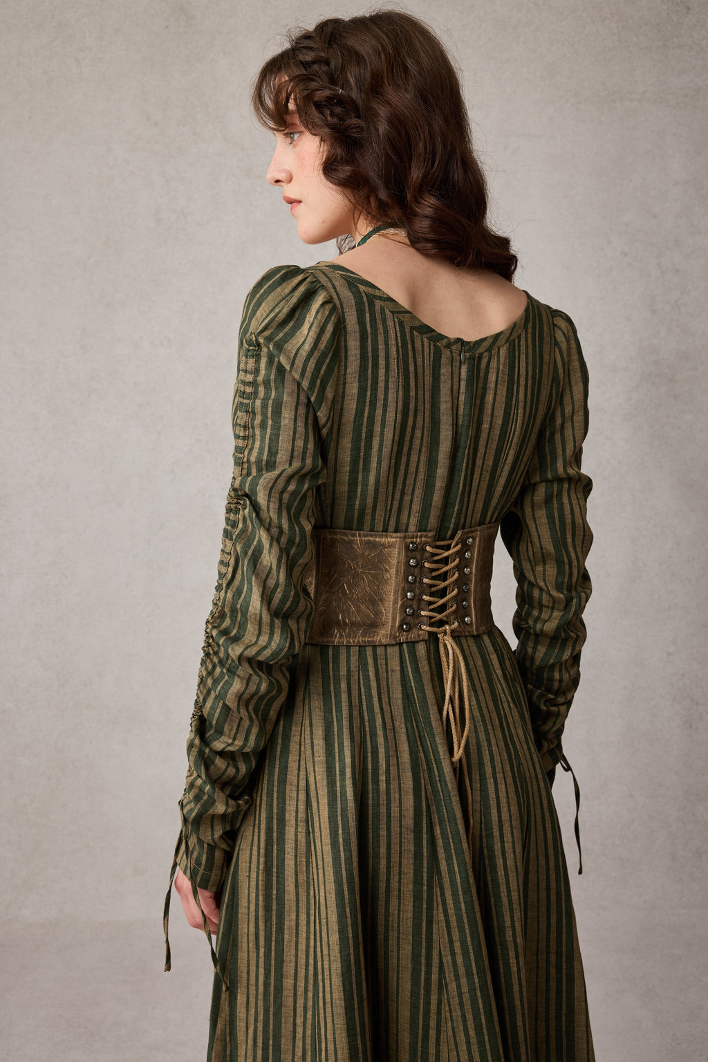 Crystal 17 | Victorian maxi linen dress