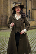 Doreen 15 |Vest-Layered 100% Wool Coat