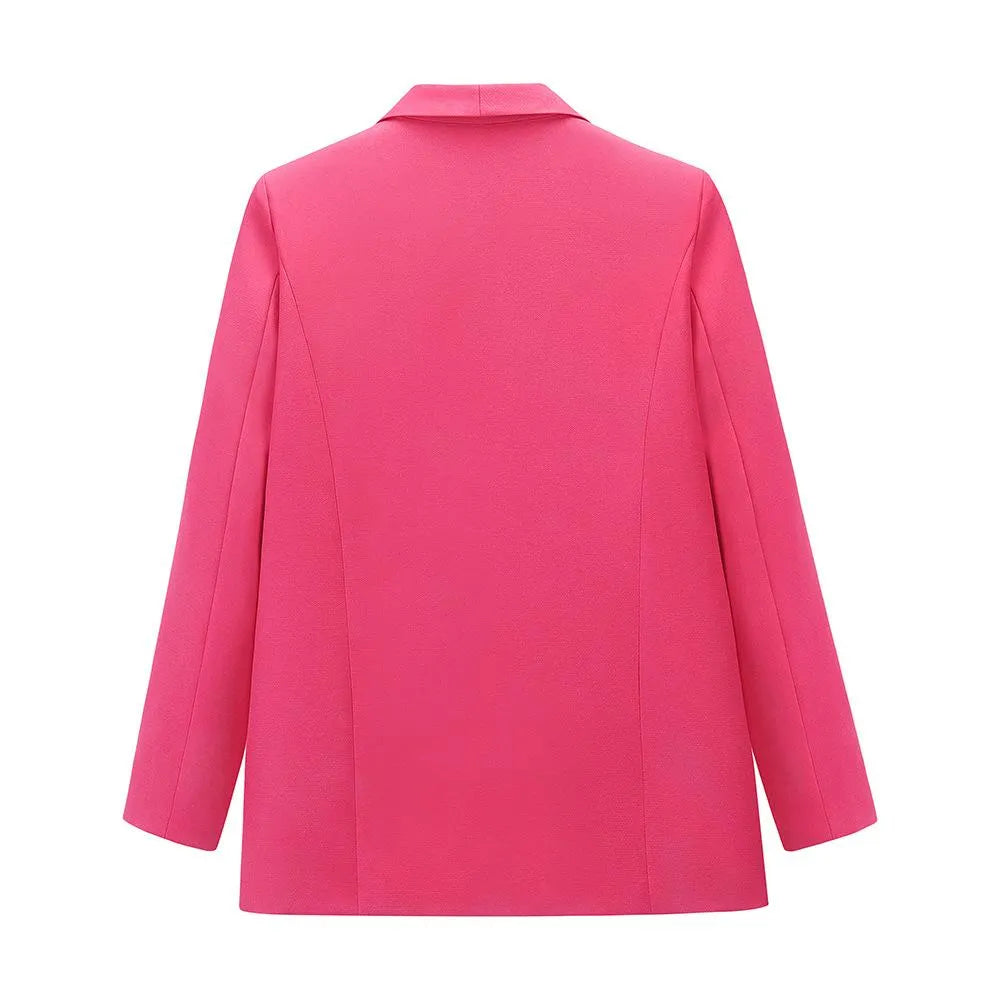Casual Solid Color Slim Coats