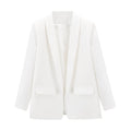 Casual Solid Color Slim Coats