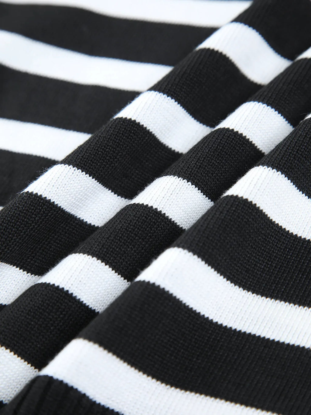 Parisian Stripe Mockneck Sweater