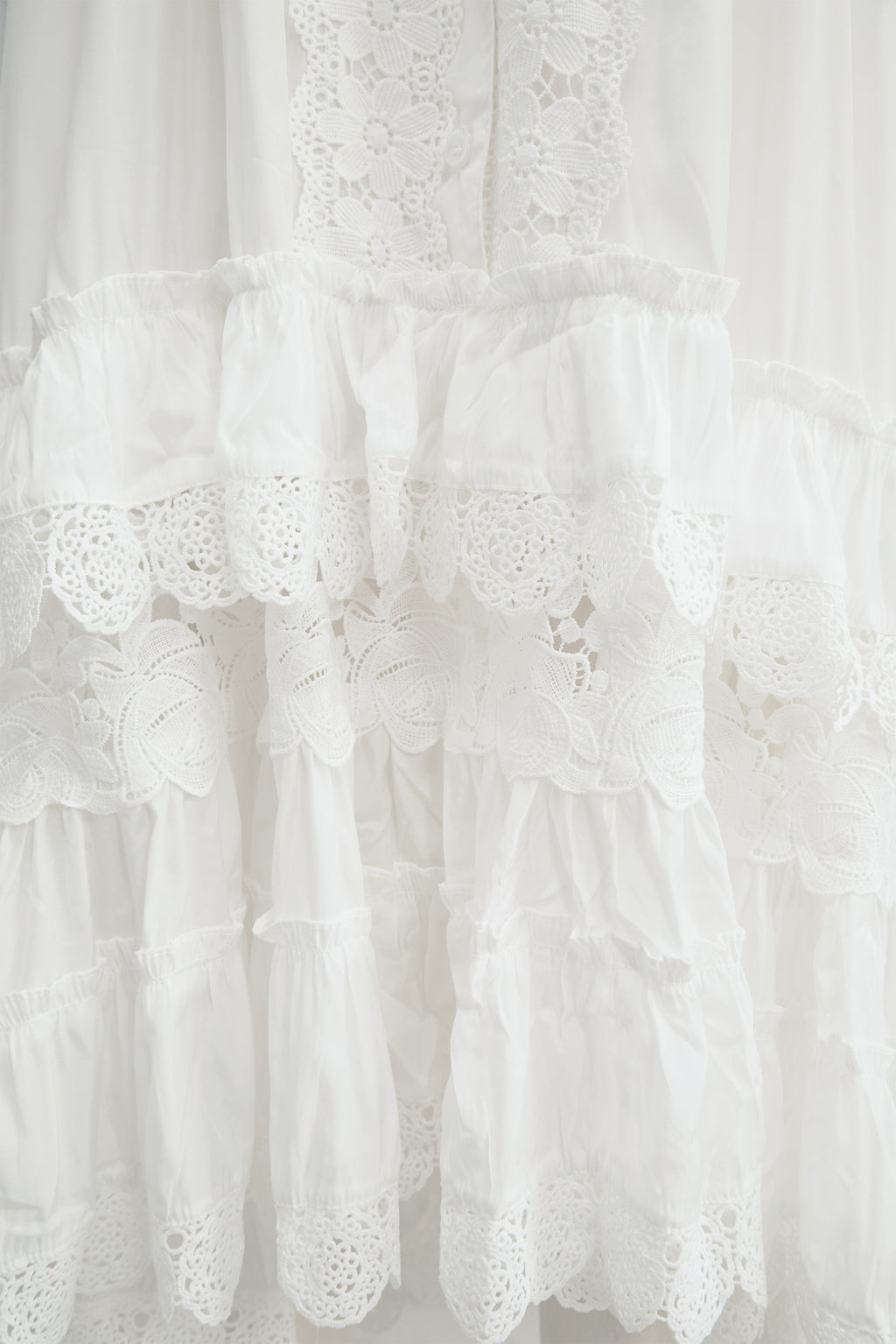 Own Your Power White V-Neck Ruffled Sleeve Maxi Dress