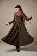 The Soft Lawn 12 | Midi Wool Skirt