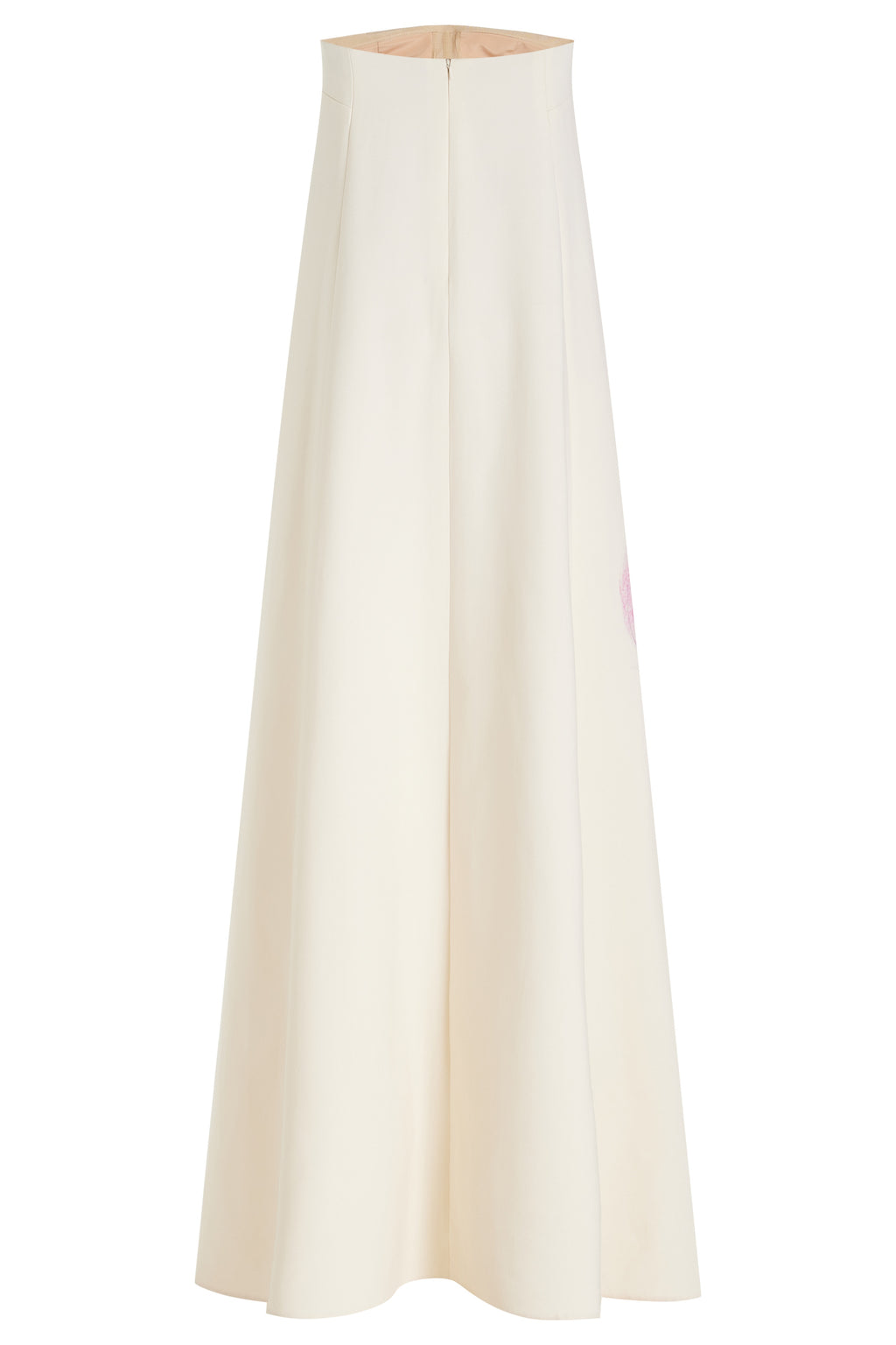 Dorothy Floral Print Strapless Satin Maxi Dress