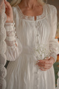 Josefina 19 | Dreamy Pleated Linen Dress Gown